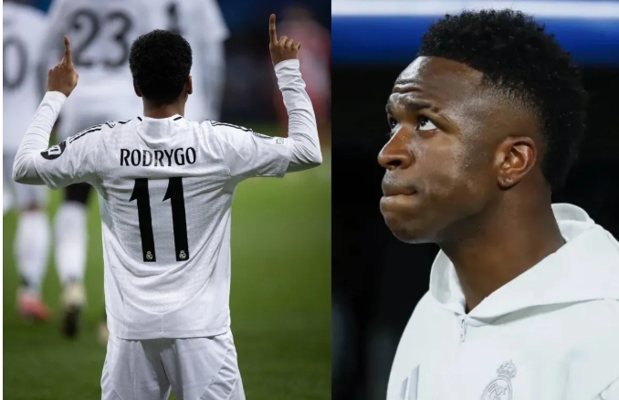 Rodrygo Goes y Vinícius Júnior.