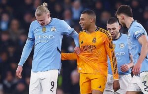 Erling Haaland y Kylian Mbappé.