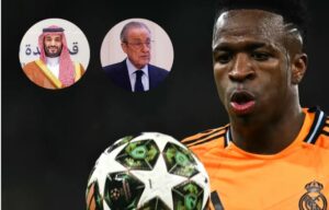 Florentino Pérez y Vinícius Júnior.