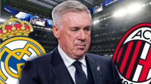 Real Madrid con el AC Milan, Ancelotti