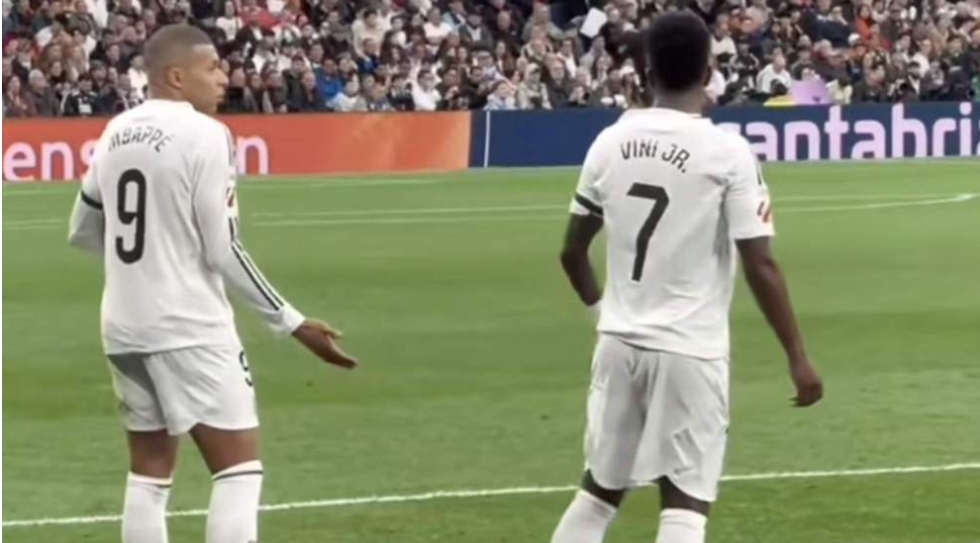 Vinícius Jr. y Kylian Mbappé