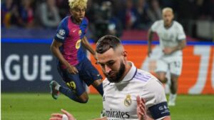 Lamine Yamal señala a Benzema