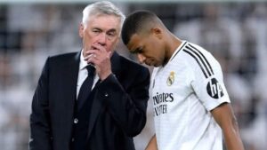 Mbappé y Ancelotti