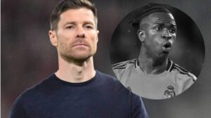 Xabi con Vinicius