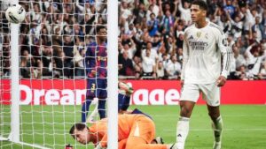Bellingham tras marcar al Barça