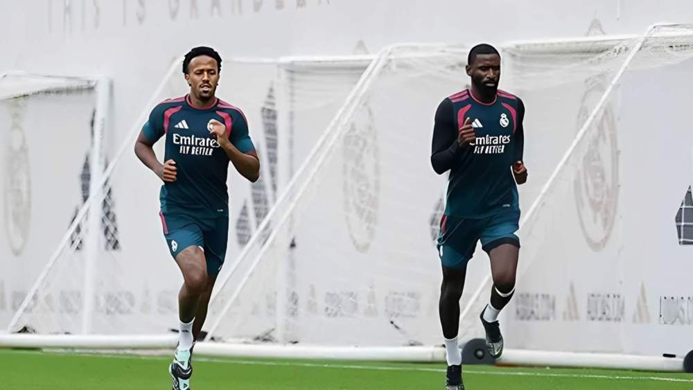 Eder Militao y Antonio Rüdiger