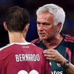 José Mourinho y Bernardo Silva